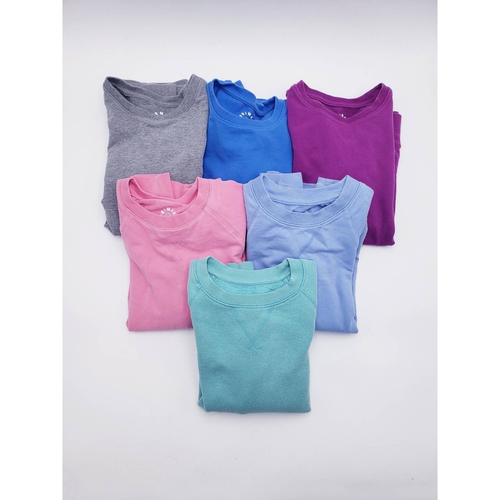 Primary Sweatshirt Lot Multi-Color Crewneck Long Sleeve Casual Size Size 8-9